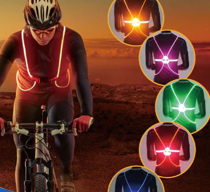 LED Night Running Vest