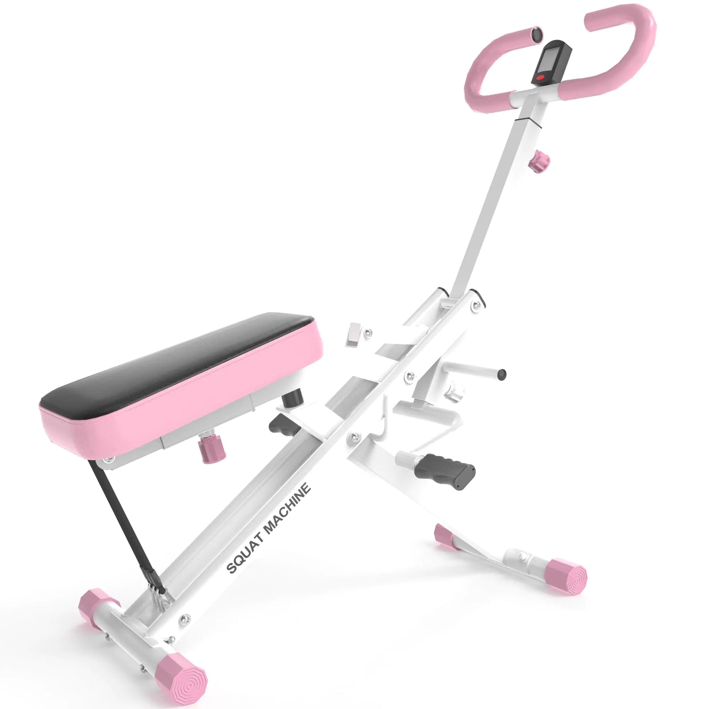 SogesGame Foldable Squat Machine 2 in 1 Squat Rowing Machine Workout Equipment for Home Squat Assist Trainer for Glutes & Legs Workout